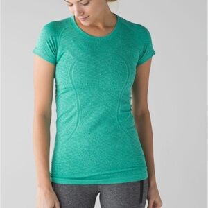 Lululemon vintage green swiftly tech tee short sleeve